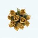 2.5" Diameter Poly Roses 12X12 | Gold